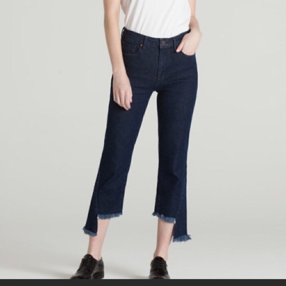 Parker Smith Cropped Mini Flare Jeans NWT
